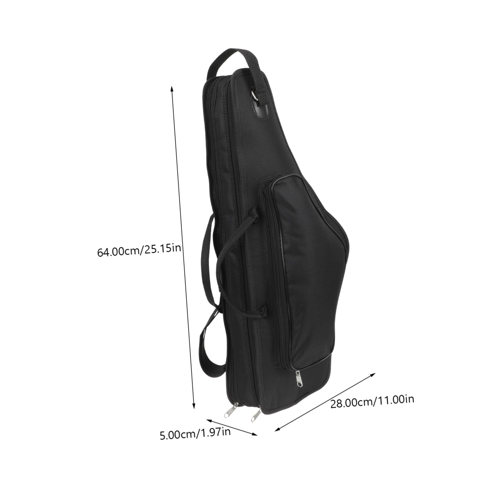 BESTonZON Saxophone Bag with Shoulder Strap and Handle Durable Sax Case for Saxophone Strap
