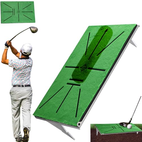 Swingmetrics Golf Hitting Mat – Swing Path Detection with 14''x9''