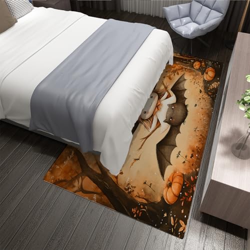 Tapis de bureau Halloween antidérapant et doux pour le sol - 5
