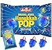 Hanukkah Dreidels Jewel Pop Ring Shape Candy - Blue Raspberry 18 Count Individually Wrapped Dreidel - Hanukah Decorations Kosher Candy Party Favor For Kids - Chanukah Gift Bags