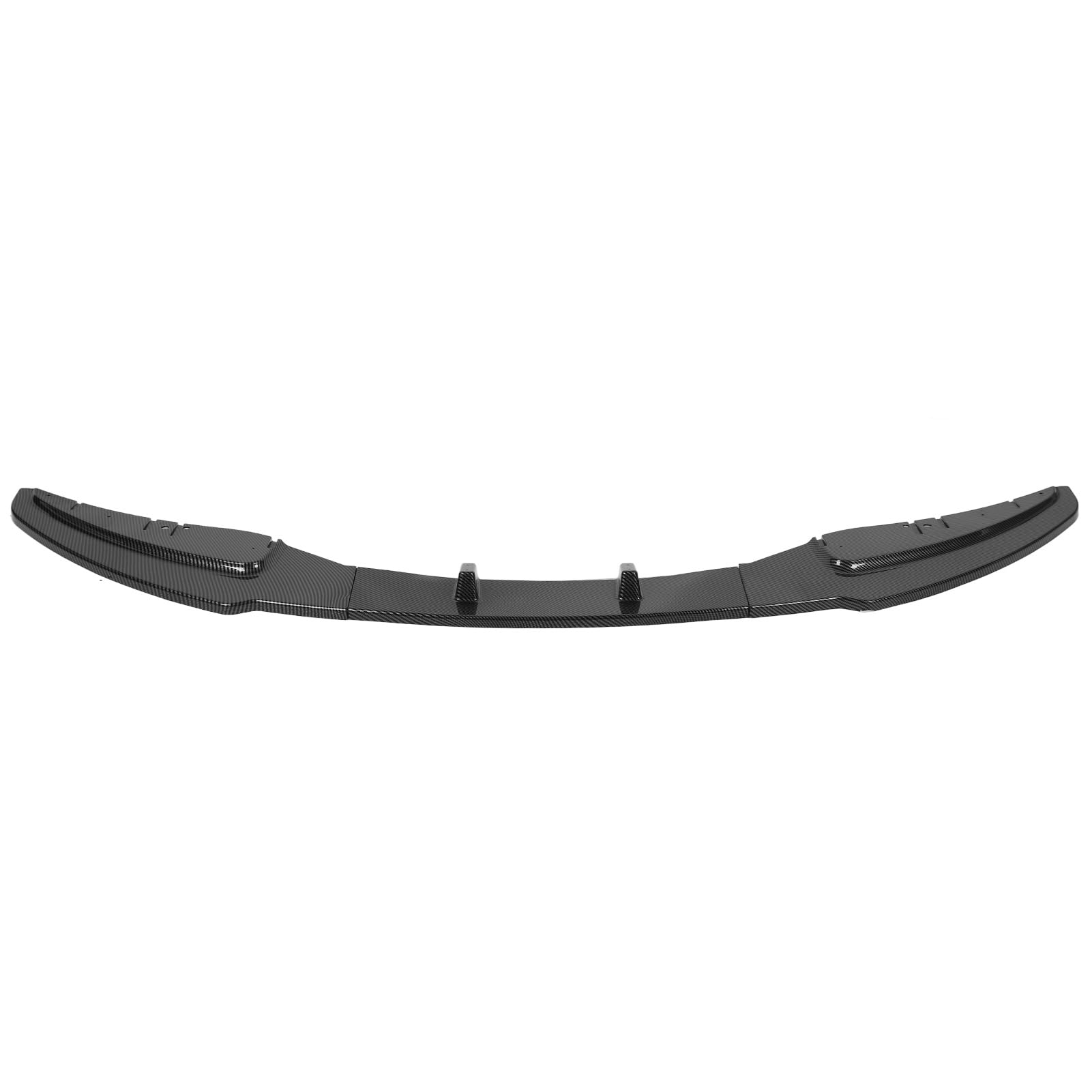 Topiky 3 Stück Auto Frontstoßstangen Splitter Spoiler für 1er E81 E82 E87 E88 LCI Standard Edition 2008 Bis 2011 (Kohlefaser-Stil)