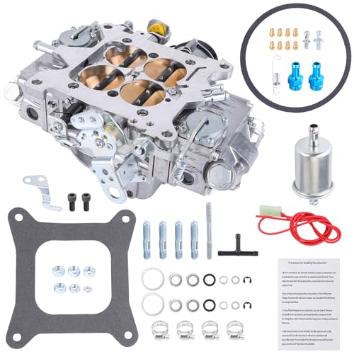 ihreesy BR-67214 Carburetor 850 CFM 4 Barrel with Electric Choke Compatible with Quick Fuel Brawler Race Series 4150 Square Bore Double Pumper Mechanical Secondary