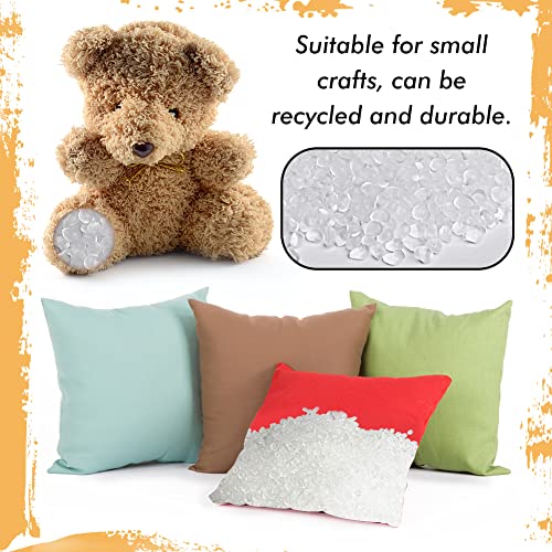 Image of Stuffing Beads, 8.8oz Weighted Beads for Stuffed Animals, Craft Poly Pellets Weighted for Stuffed Animals - 250g