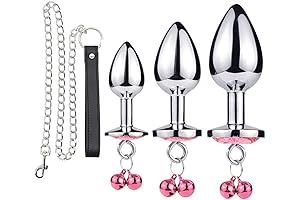 3 PCS Watertight Pink Bell Stainless Steel Suction Cup Realistic Classic Dick...