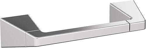 Amerock BH3600126  Soporte de papel higiénico pivotante de doble poste cromado  Soporte de papel higiénico de 9-516 pulgadas (237 mm) de largo