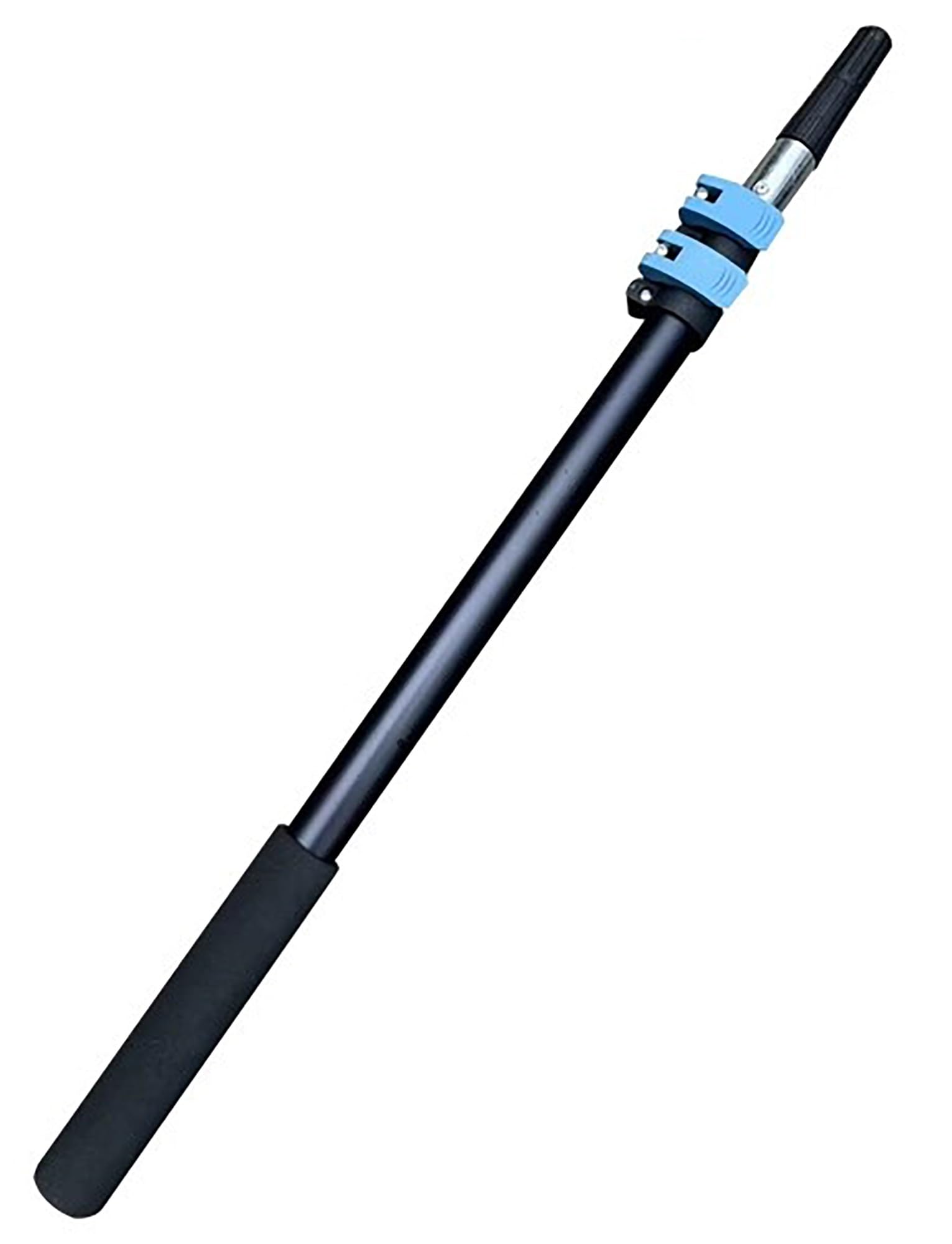 Perche télescopique légère en aluminium de 1,8 à 9,8 pieds – Multi-usages for le nettoyage des vitres, des rouleaux à peinture, des gouttières et des toits | Extensible(45-130cm)