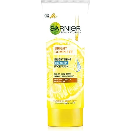 garnier duo action face wash