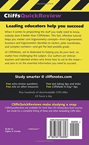 Cliffsquickreview Trigonometry #TOP1