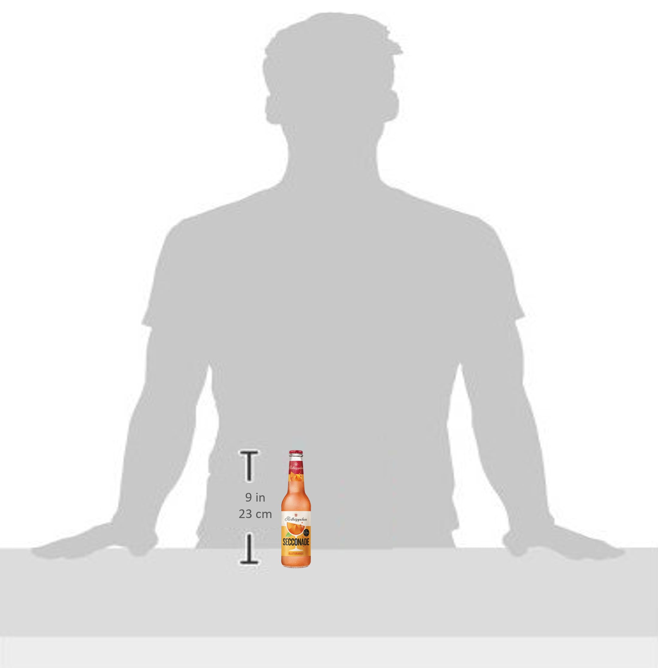 Rotkäppchen Secconade Blutorange (12x 0,33l) – Limonade trifft Secco- Der natürliche Blutorangen-Kick unter den Spritz-Drinks