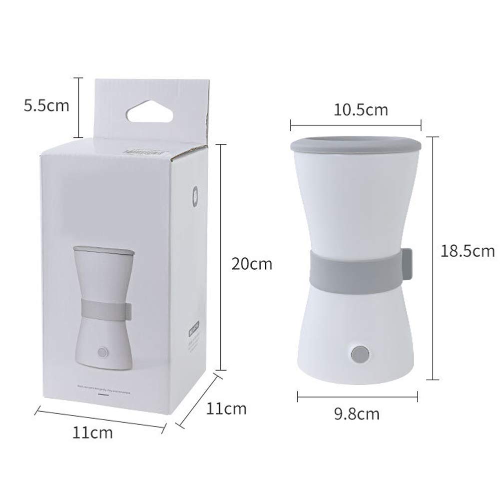 Hunde Pfote Reiniger,Pfotenreiniger Tragbarer,Pet Reinigung Pinsel Tasse Mit Silikonmassagekamm,Fuß Reinigungsbürste Für Hunde Katzen U. Andere Haustiere USB-Ladegerät