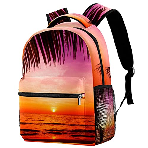 Sac à dos voyage Palm Sunset, idée cadeau homme et femme