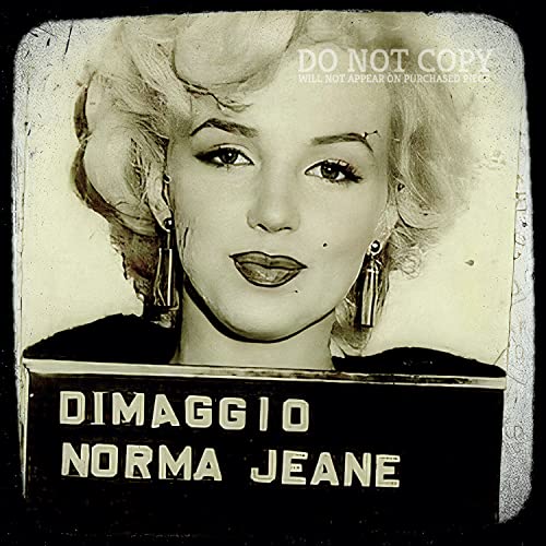 Magnifique portrait Marilyn Monroe 1954 tirage d'art rare de dimension 28x28 cm