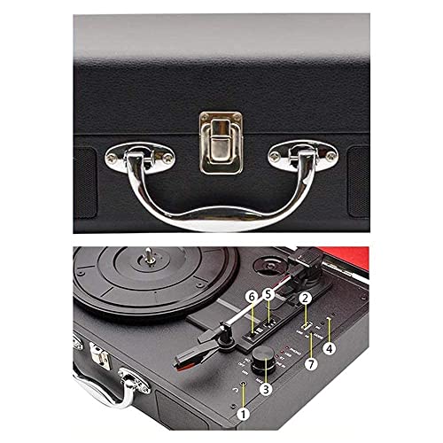 Tourne-disque vinyle, phonographe portable, tourne-disque rétro, lecteur vinyle intégré dans chaque famille - Les Beatles, Paul McCartney, John Lennon, RIngo Starr, George Harrison Tourne-disque vinyle, phonographe portable, tourne-disque rétro, lecteur vinyle intégré dans chaque famille – Image 3