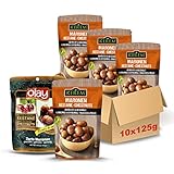 Mein Bazar Set Zarte Maronen geschält, geröstet essfertig Esskastanien gekocht (5 x 125g )