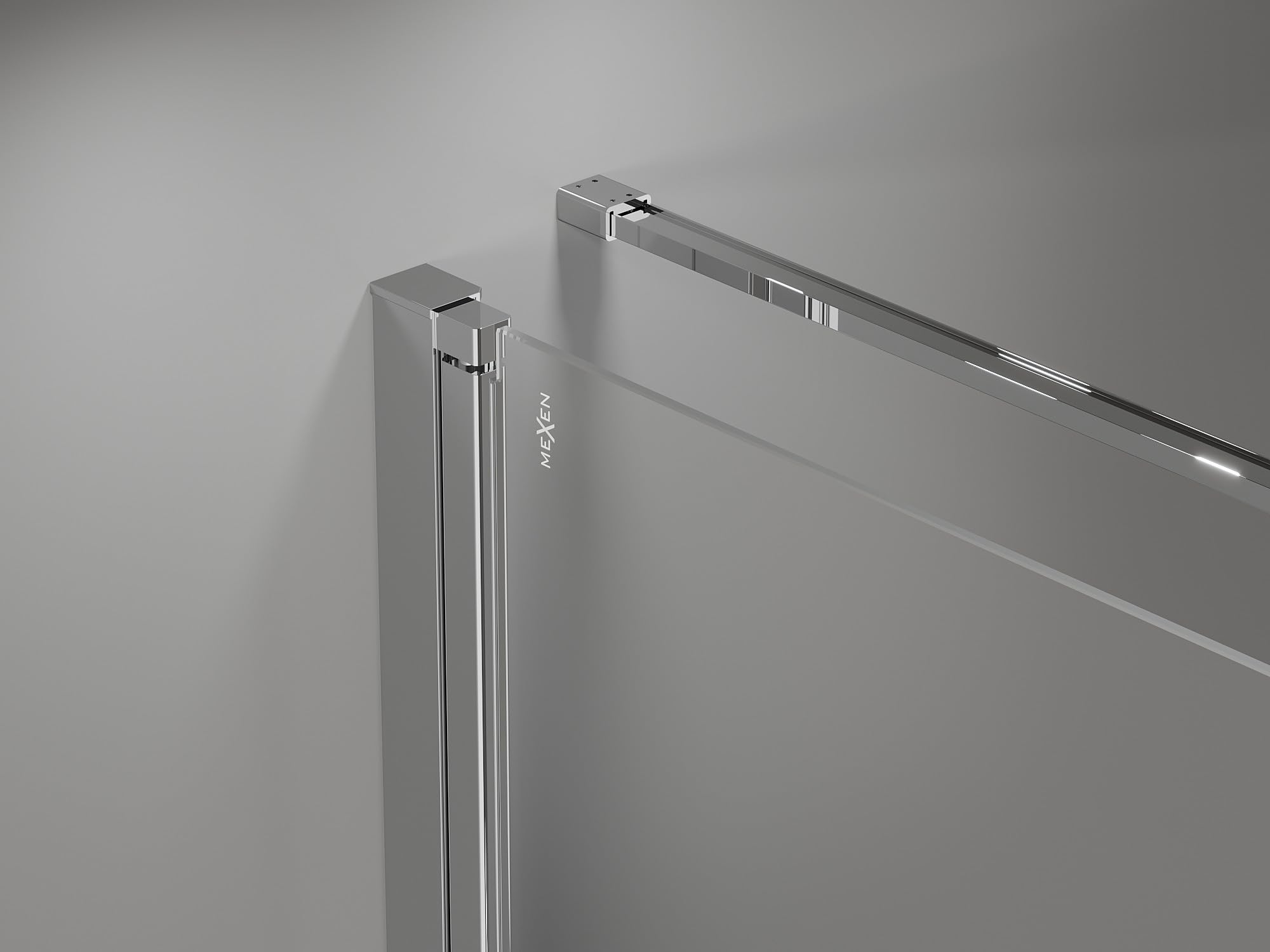 Mexen Mist-B Duschkabine klappbar 75 x 90 cm, transparent, Chrom