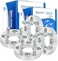 ECCPP 4X 1 inch Wheel Spacers Adapters 4 Lug 4x108 to 4x100 12x1.5 Studs 78.1mm CB fits for Focus Wheel Spacers Adapters for Escort Wheel Spacers Adapters