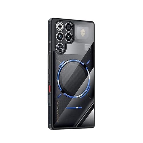 �m�[�u�����h�i RedMagic 11 Pro/11 Pro+�Ή� TPU�� �}�O�l�b�g�ی�P�[�X, �ϏՌ�, �O���X�d�グ, �V���v���f�U�C��, �G�A�o�b�O�S���ʗ����h�~ (�u���[, Red Magic 11 Pro+)