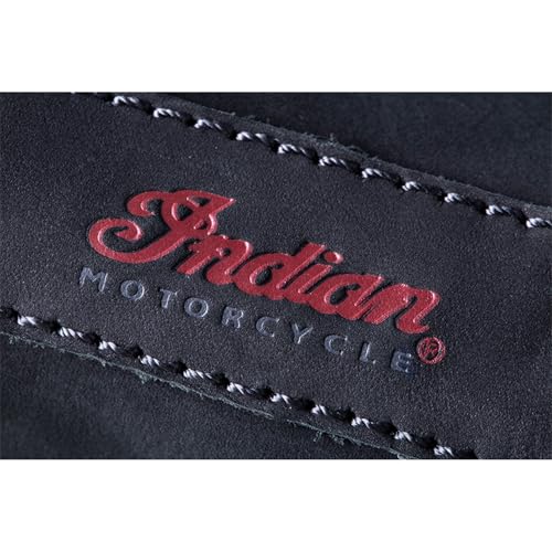 Indian Motorcycle Men's Leather Bryant Sneaker, Black2