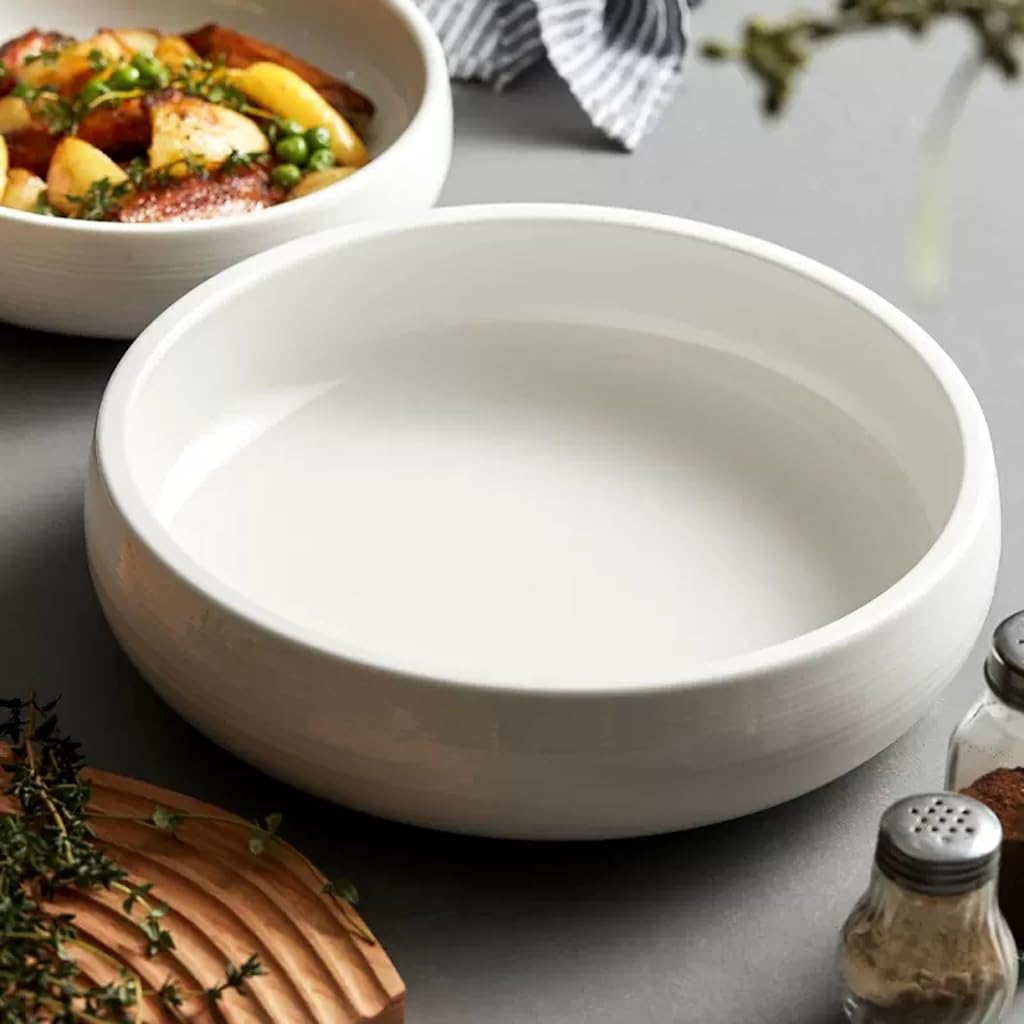 Insalatiera Piatto da tavola for la casa Piatto da frutta in ceramica Grande insalatiera for verdure Ciotola for zuppa del ristorante dell'hotel Forniture Per La Cucina(M)