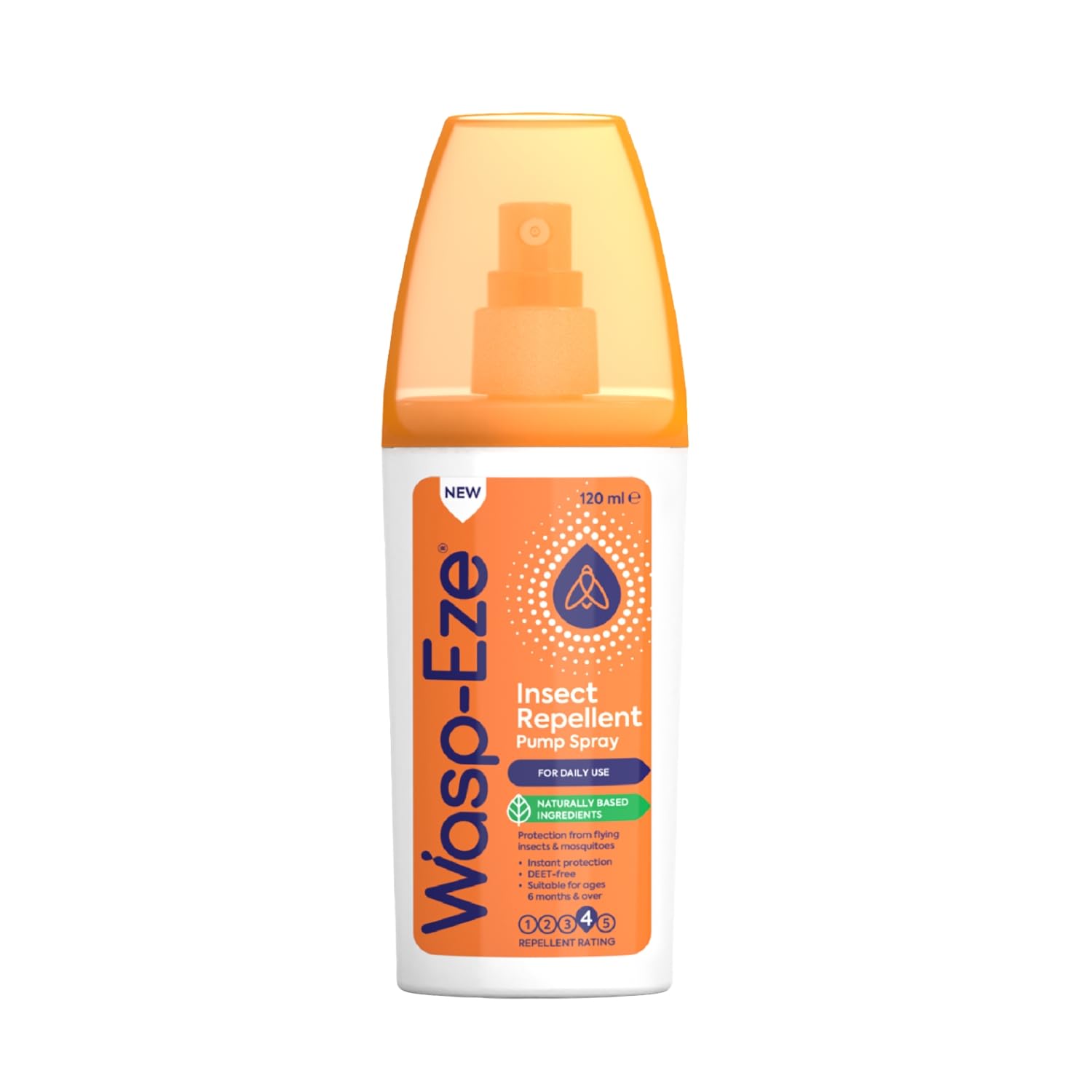 Wasp-Eze DEET Free Insect Repellent Pump Spray, 120ml