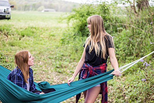 Stansport Malibu Packable Nylon Hammock, Turquesa, 85 x 133 cm