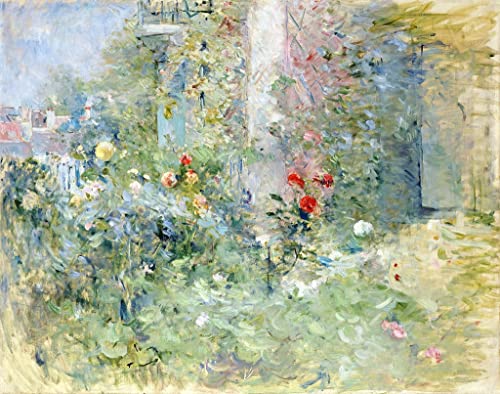 Affiche Le jardin de Bougival Berthe Morisot pour une décoration de salon chaleureuse 60x90