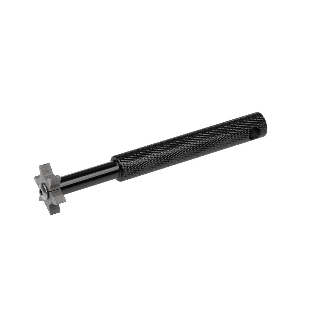 Golfschläger Iron Wedge U & V Square Groove Sharpener Cleaner Schwarz