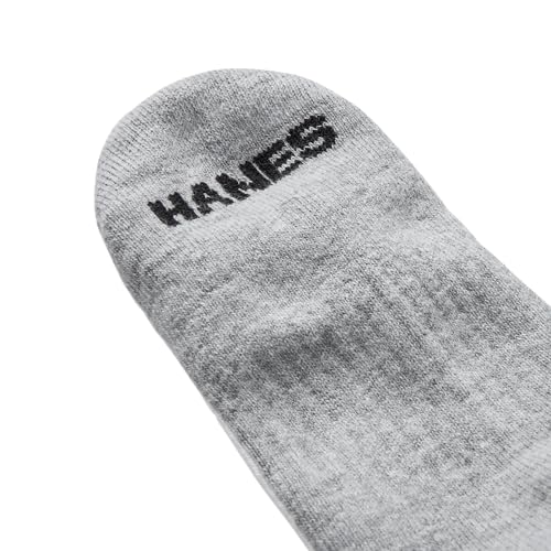 Image of Hanes Men's Socks, X-temp Cushioned Low Cut Socks, 12 & 14 Pair Packs