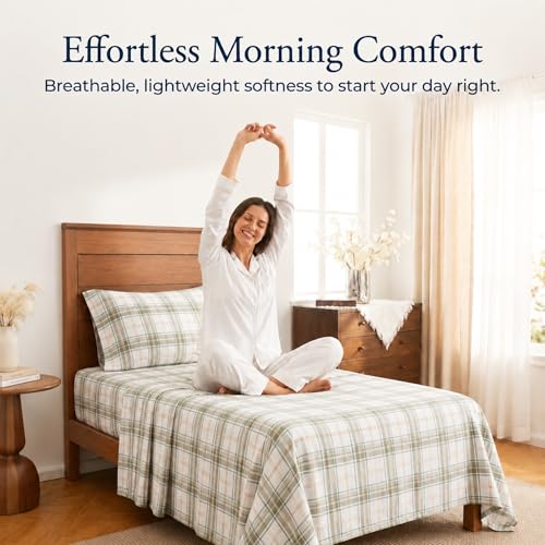 Image of Chaps Twin Size Sheet & Pillowcase Sets- 6 Piece, Deep Pocket, Wrinkle Free