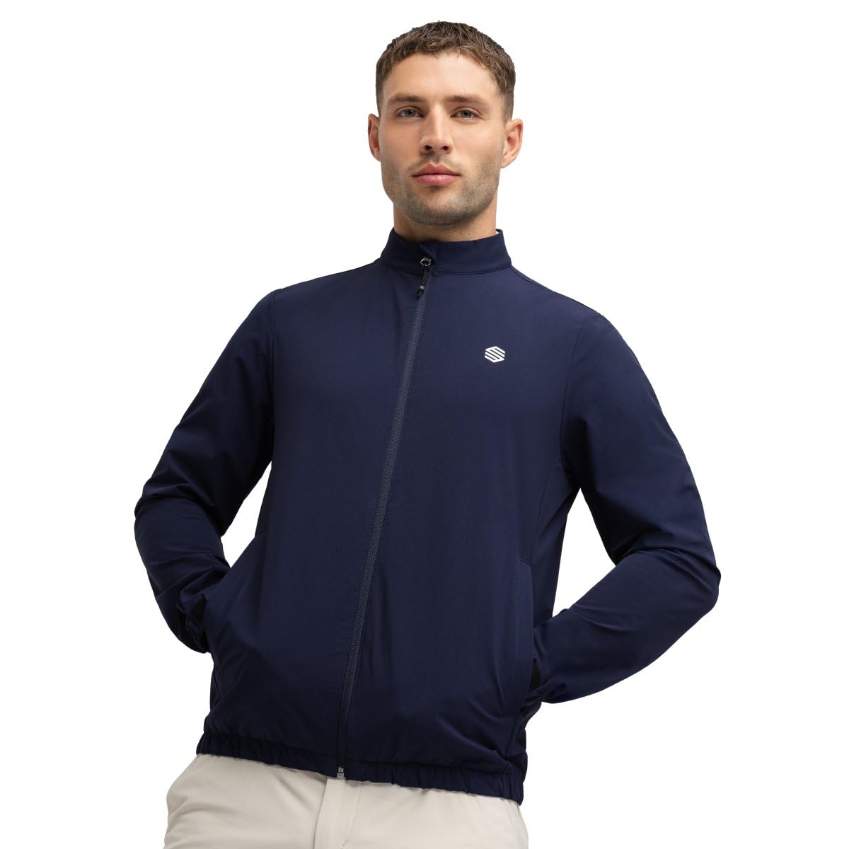 SIROKO Chaqueta de lluvia golf Muirfield Navy Azul