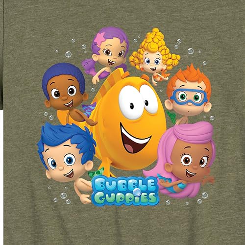 HYBRID APPAREL - Bubble Guppies - Mr. Grouper and Guppies - Toddler and Youth Short Sleeve Graphic T-Shirt3