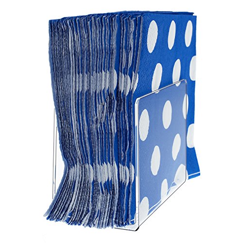Source One Deluxe Clear Acrylic Napkin Holder #TOP5