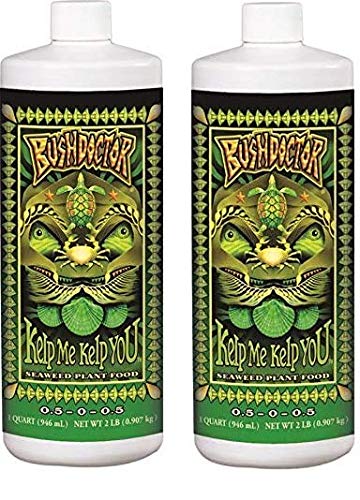 Fox Farm 732934 FoxFarm Bushdoctor Kelp You Fertilizante, 1 cuarto de galón, transparente (paquete de 2)