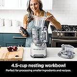 Ninja XSKBWLNBWL Professional XL Food Processor 4.5-Cup Nesting Work Bowl Kit, Compatible with NF701, Gray - Image 2