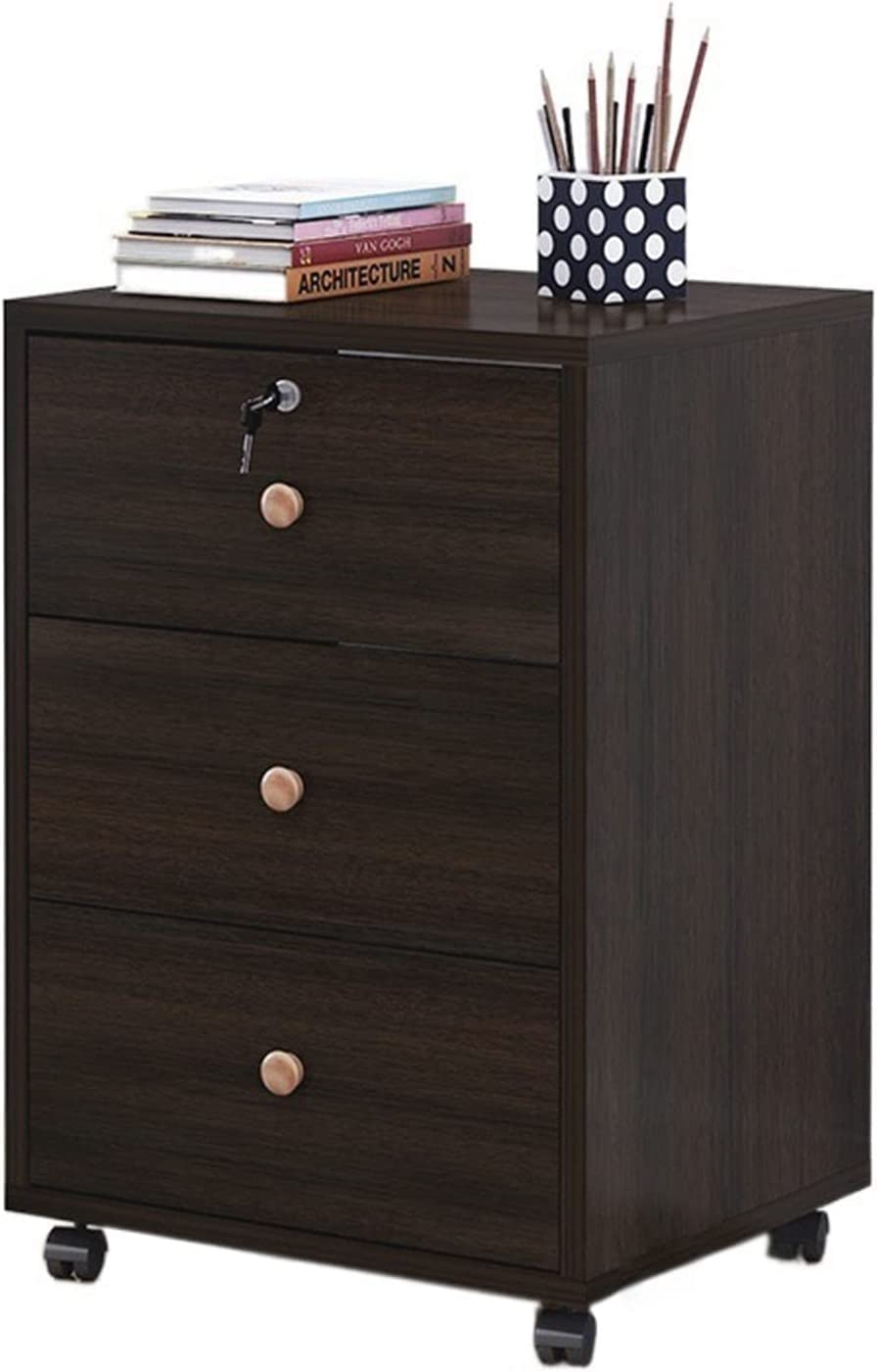 Aioneer Wooden File Cabinet For Office Able Drawer – Mobile Data Storage Organizer For Efficient Office Organization-B2-Einheitsgr??e