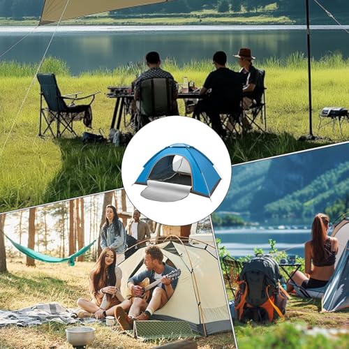Tienda de campaña familiar anti-UV para acampar sin calor ni mosquitos en verano 4