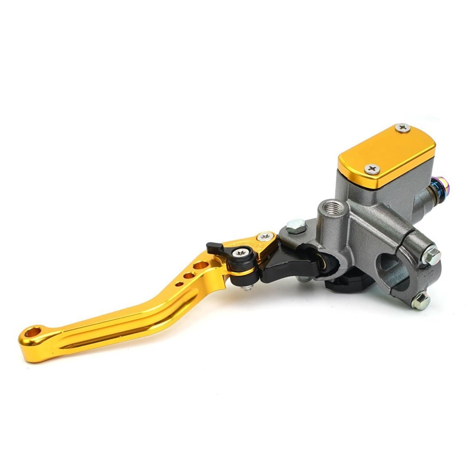 IUKMR Motorcycle Clutch Brake Lever 22mm Motorcycle Master Cylinder Lever Brake Hydraulic Clutch Pump(Left G)