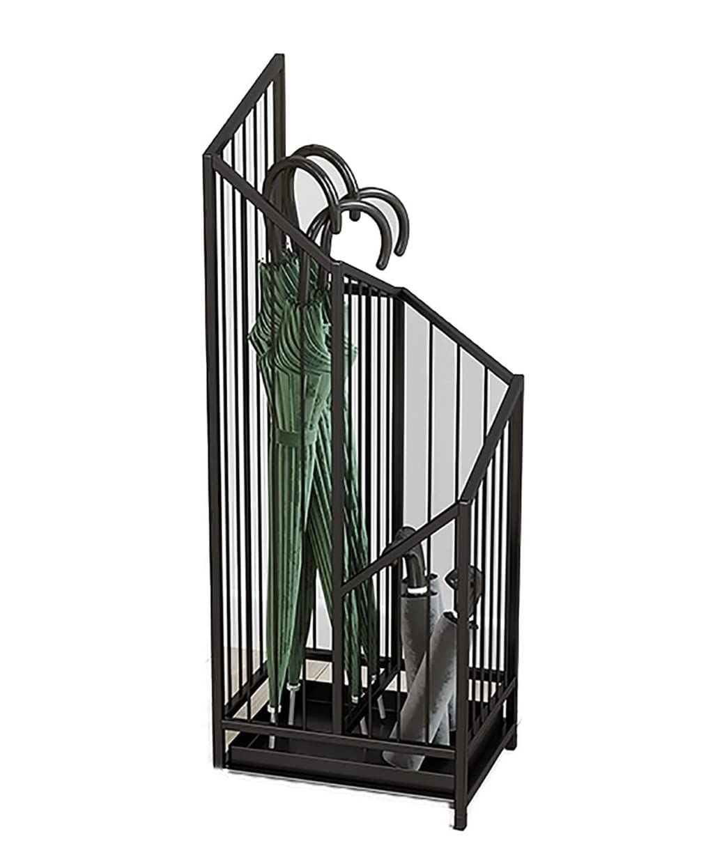 Support de parapluie en métal rectangle pour bureau à domicile et hôtel