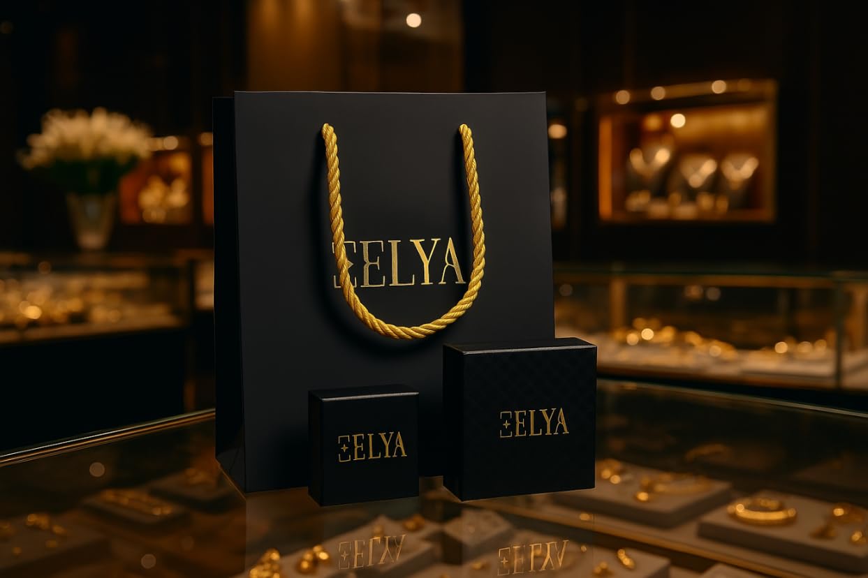 Zelya Cadena de oro para hombre, doble tejido ornamental, plata 925/585 chapada en oro, cadena de oro de 0,38 mm de ancho, cadena de eslabones unisex para mujer y hombre, caja de regalo