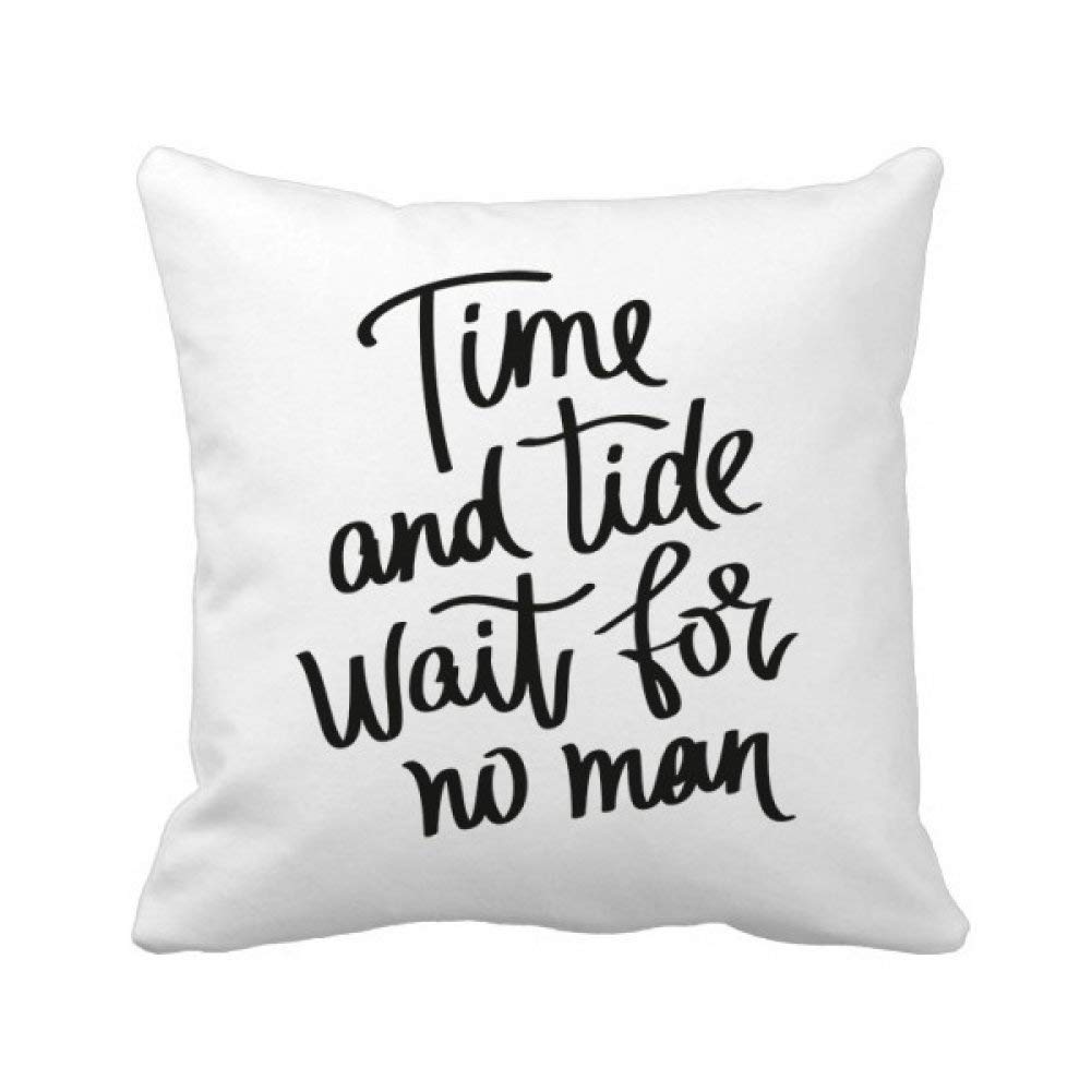Housse de coussin Time and Tide, taie carrée coton lin 45x45