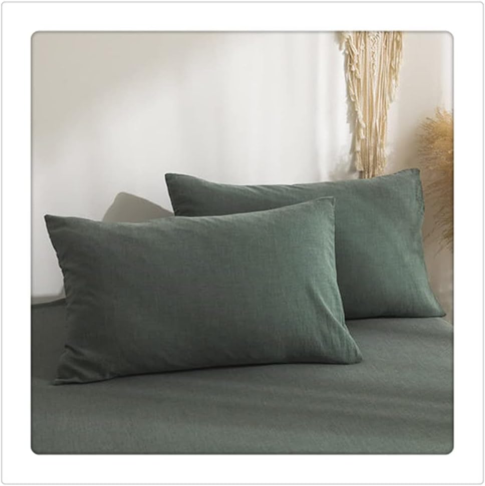 Cotton Color Small Fresh Fashion Pillow Case Standard Size Household Bed Bedding(Style C)