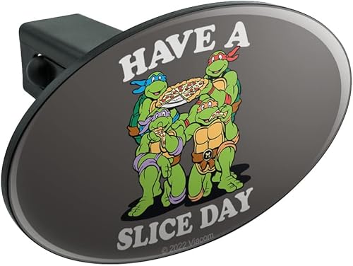 GRAPHICS & MORE Teenage Mutant Ninja Turtles Have a Slice Day - Cubierta ovalada para enganche de remolque