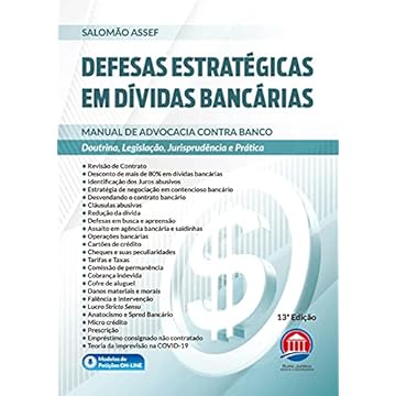 Capa do livro Defesas Estratégicas em Dívidas Bancárias