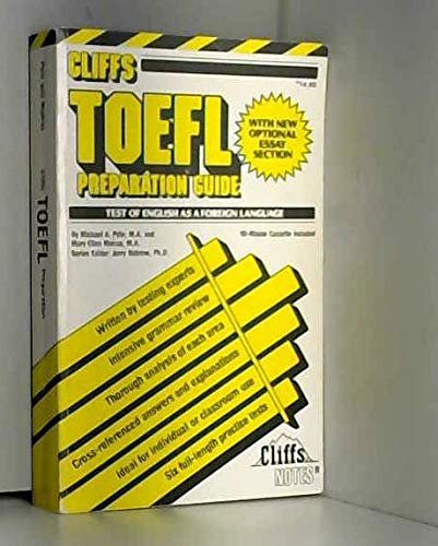 TOEFL Preparation Guide with Cassette(s) (Cliffs Preparation Guides)
