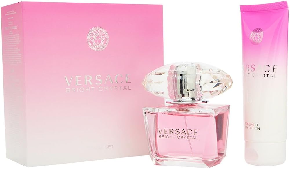 Versace bright crystal acqua di colonia profumo per donne 90 ml piu` body lotion BER75