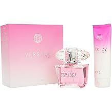 Versace Versace Giftset de mujer de cristal brillante (Eau De Toilette, Body Lotion)