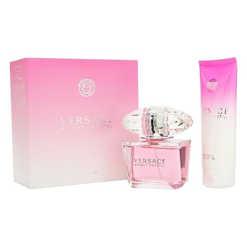 Versace Versace - Set de regalo de cristal brillante para mujer (Eau De Toilette, loción corporal)
