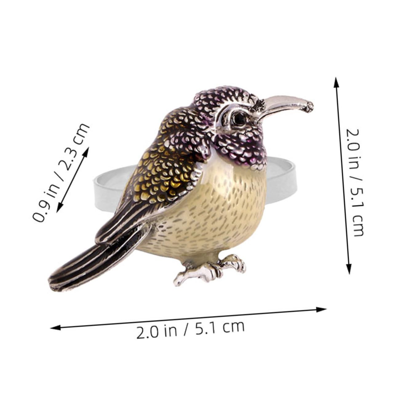 TOPBATHY 30stücke Teiliges Vogel-serviettenringen Tischdekoration Für Hochzeiten Und Partys Und Langlebig Für Ihre