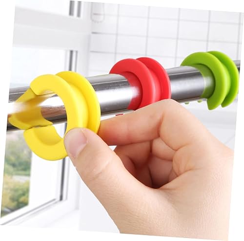 Miniatura 6 de Zerodeko Percha redonda con anillo antideslizante Perchas antideslizantes a prueba de viento Hebilla antideslizante Hebillas antideslizantes para el