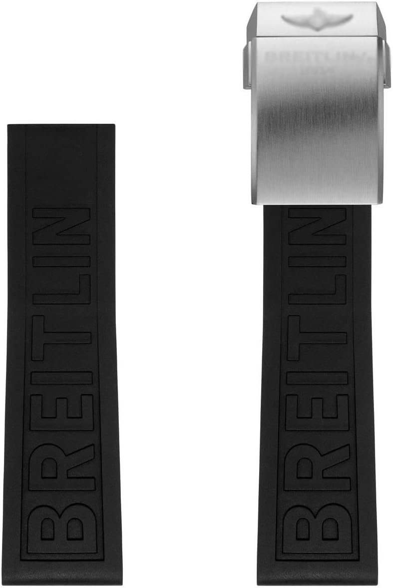ZIFENGXUAN-Rubber Watchband With Buckle For Breitling